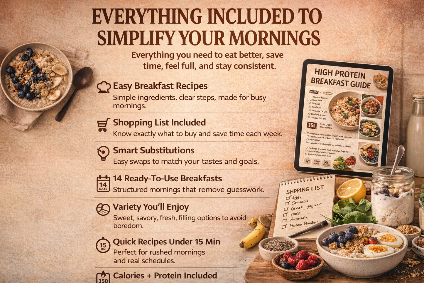 Quick & Easy High-Protein Breakfasts for Busy Women