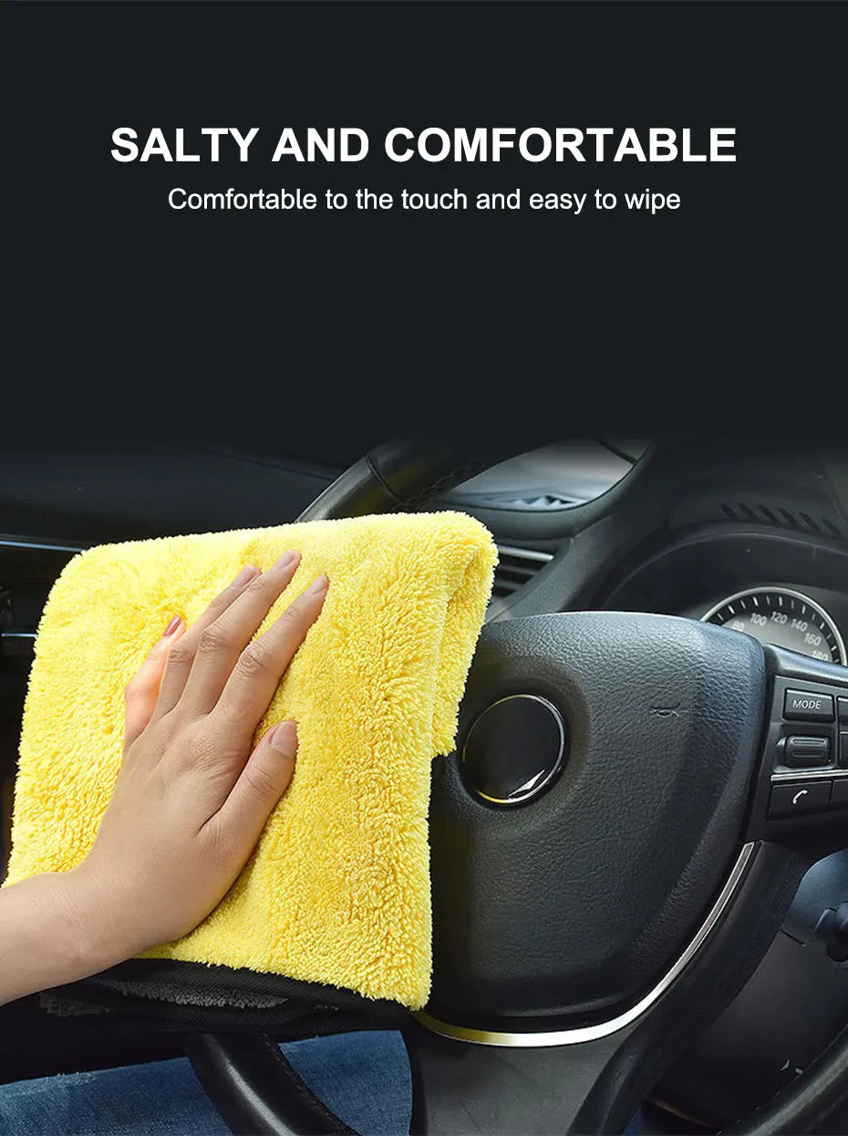 SEAMETAL High-end Microfiber Towel Car Wash Towel Detailing Cleaning Cloth Car Wash Drying Towel Car Absorbent Cleaning Products